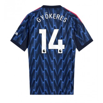 Arsenal Viktor Gyokeres #14 Bortedrakt 2025-26 Kortermet Arsenal Viktor Gyokeres #14 Bortedrakt 2025-26 Kortermet